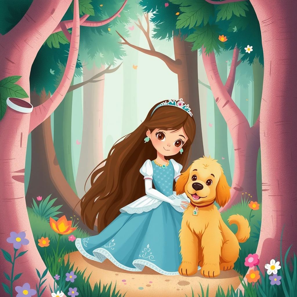 Princess Leila and Her Golden-Doodle Adventure