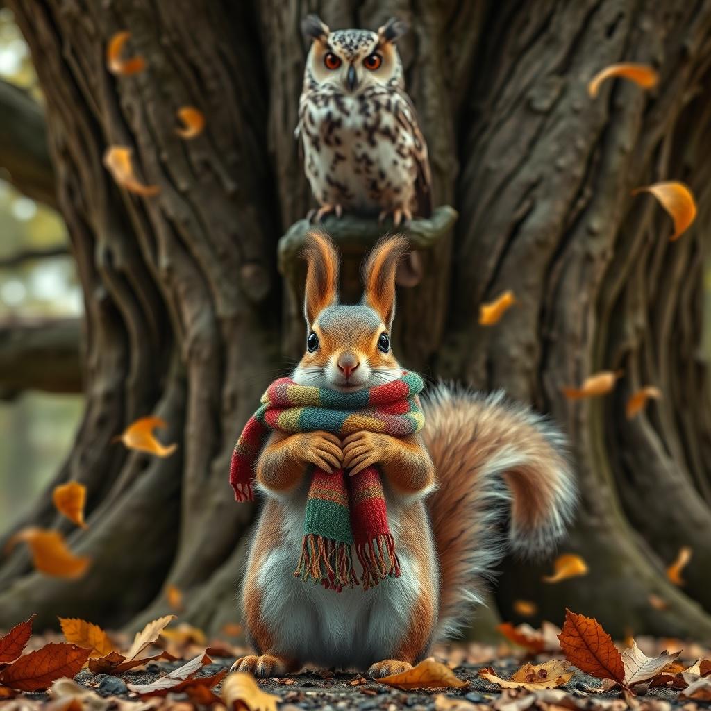 The Brave Little Squirrel