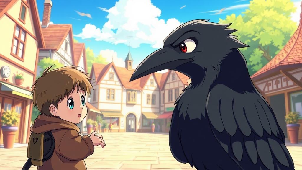 The Clever Crow and the Curious Child