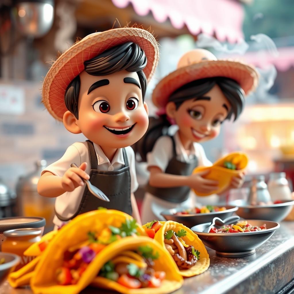 The Tiny Chefs and the Giant Tacos