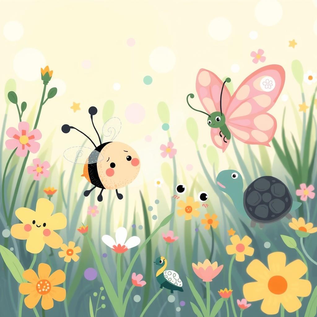 Buzzy's Journey in the Meadow of Emotions