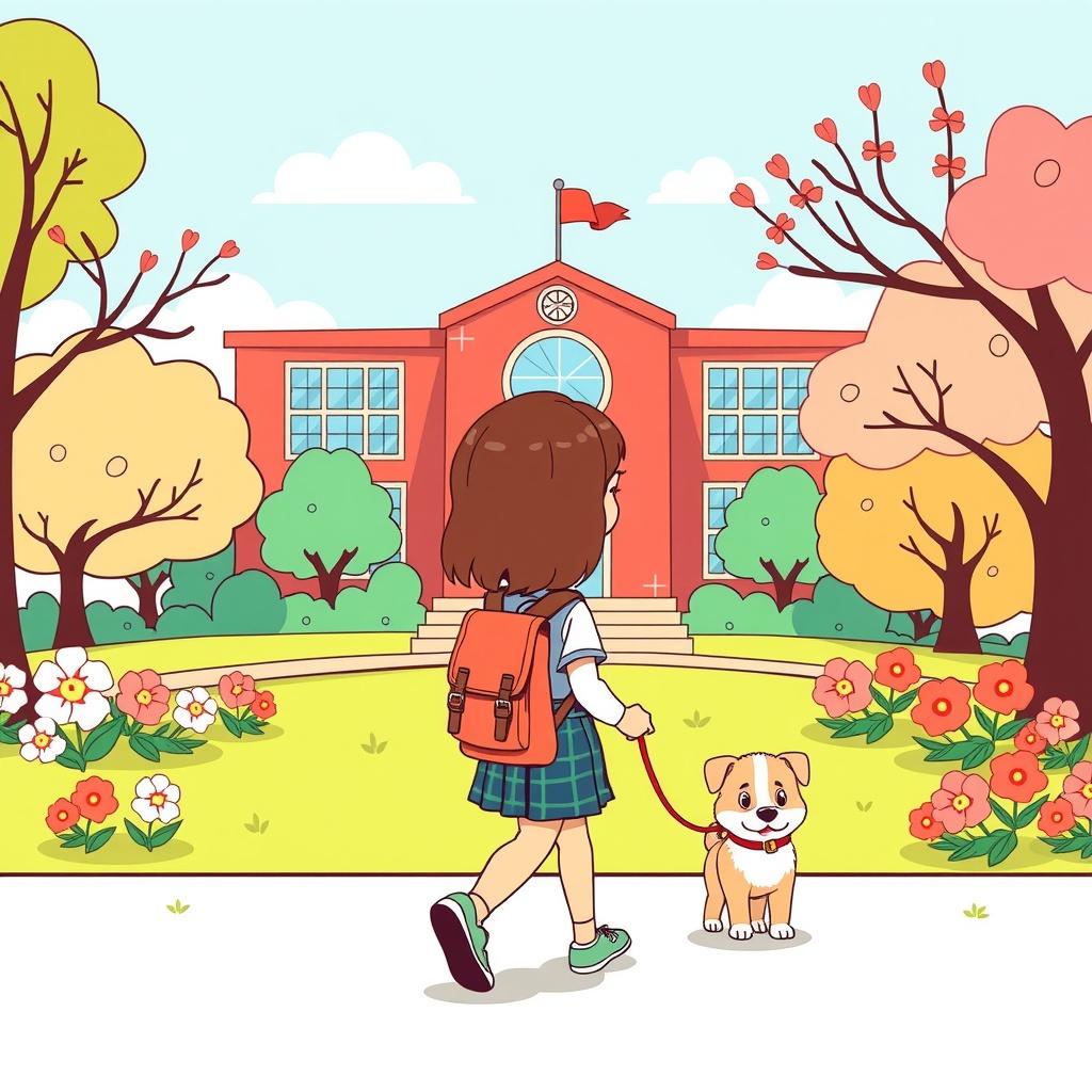 Lucy and Millie's School Adventure