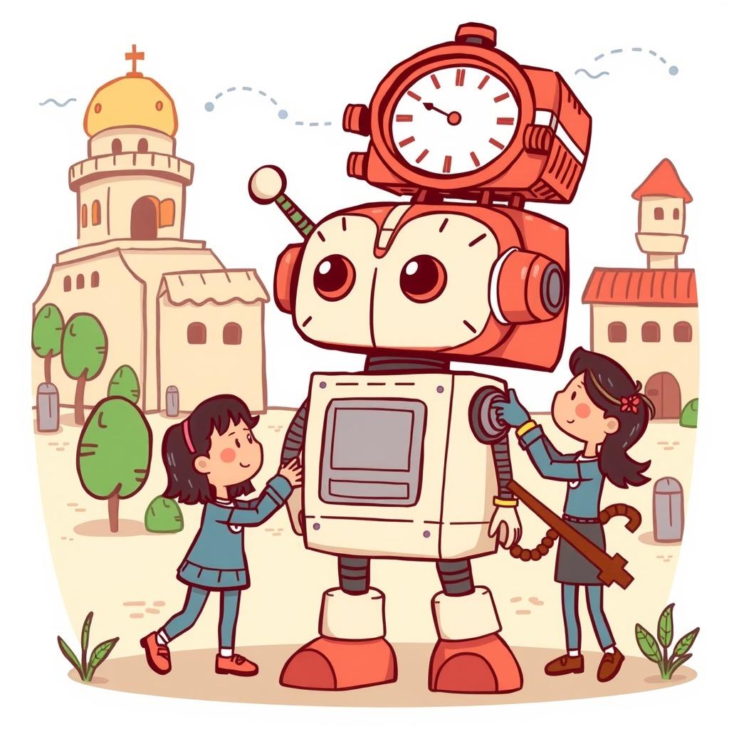 The Robot and the Whirling Time Machine