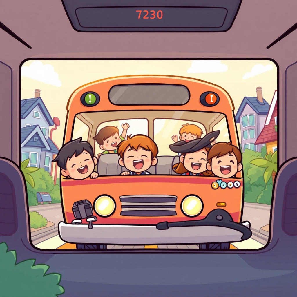 The First Journey to School
