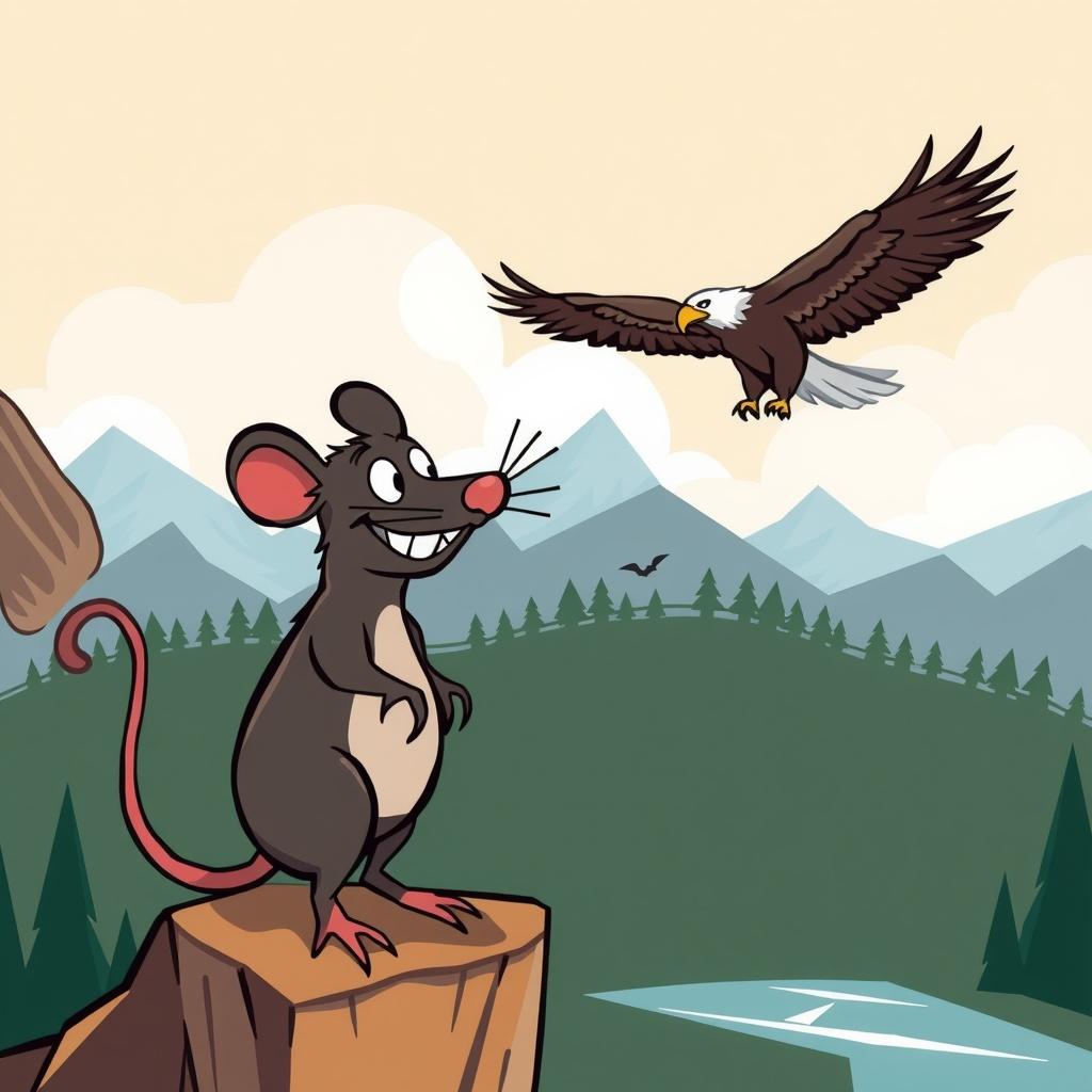 The Clever Rat and the Mighty Eagle