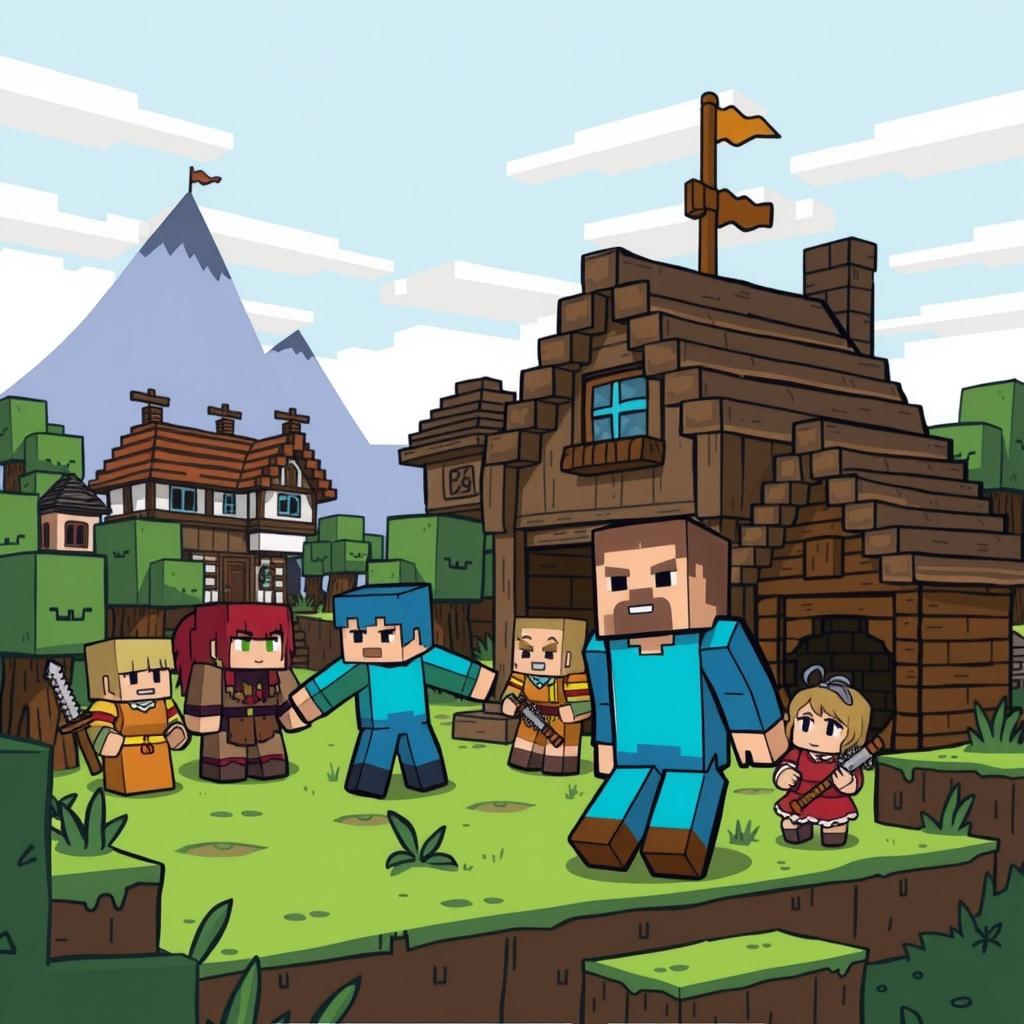 Diary of a Minecraft Villager: Day 1