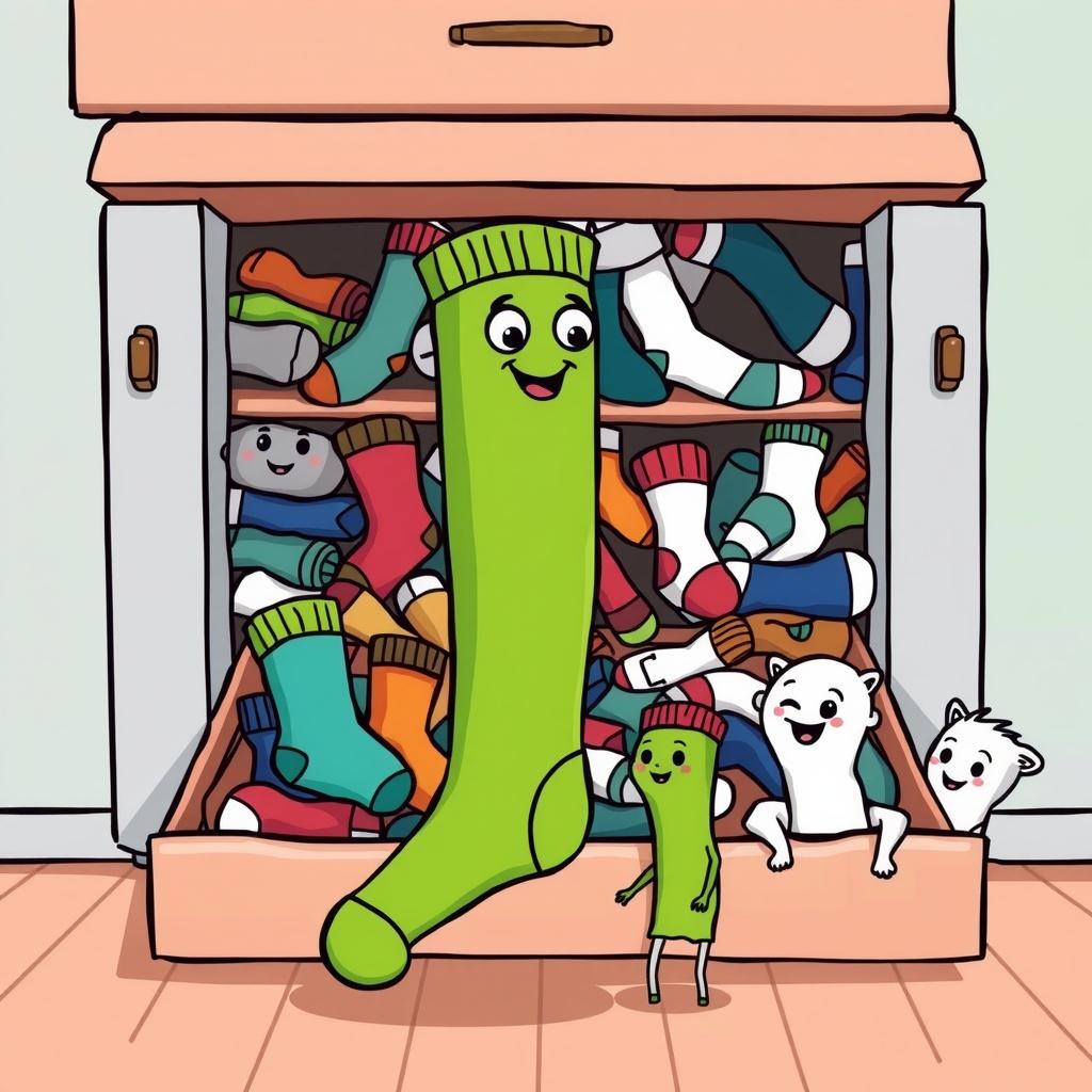 The Tale of the Colorful Socks