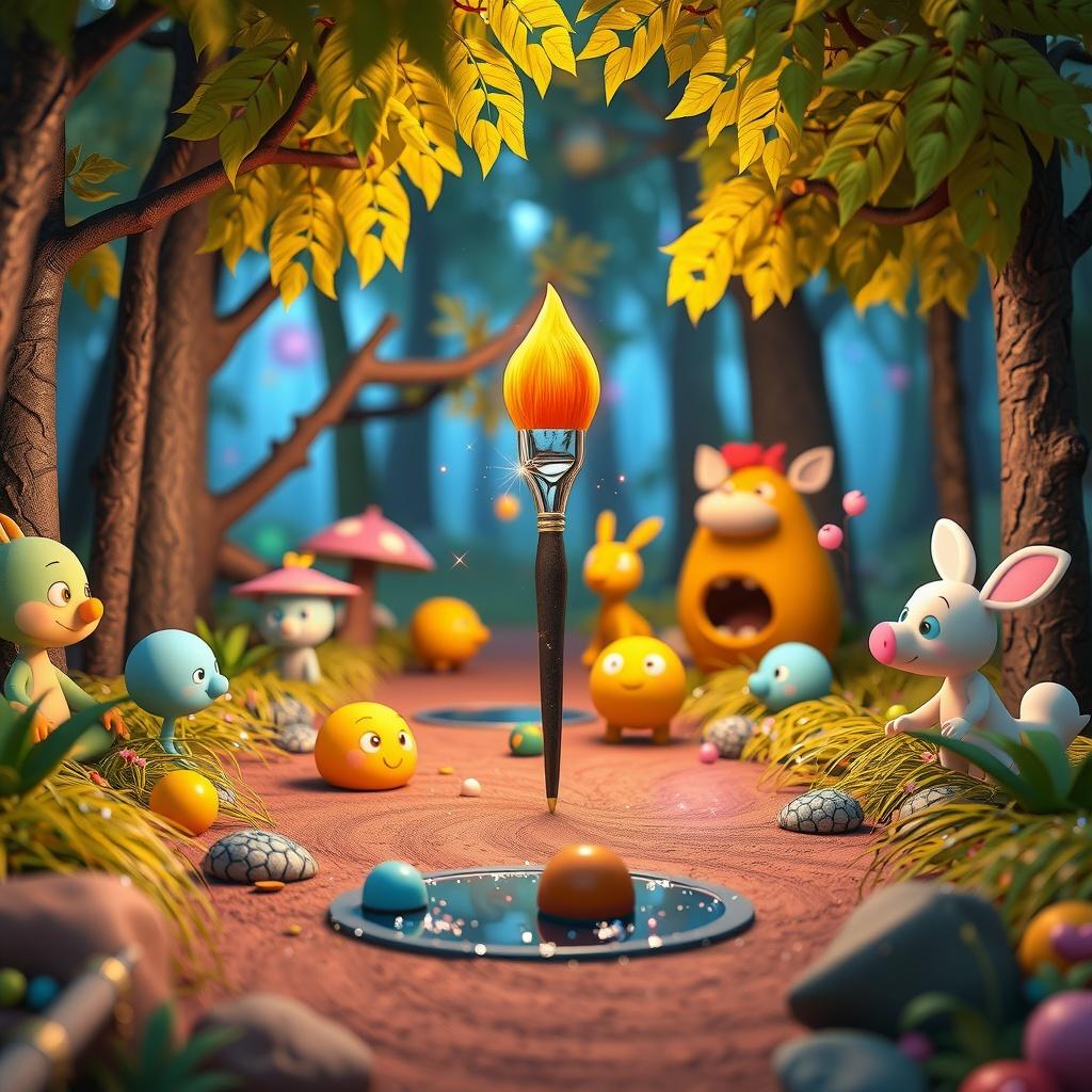The Magical Paintbrush of Puddlewood