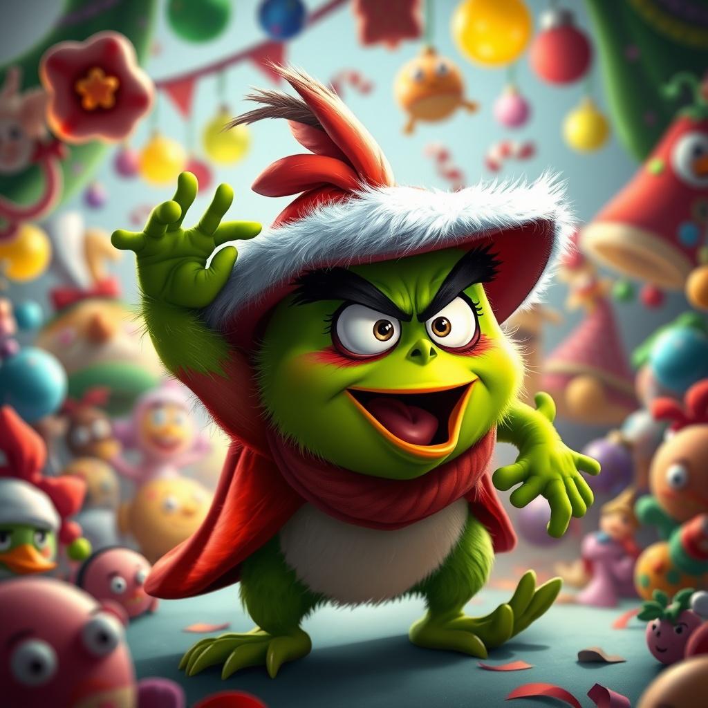 The Rise of Super Grinch Angry Bird