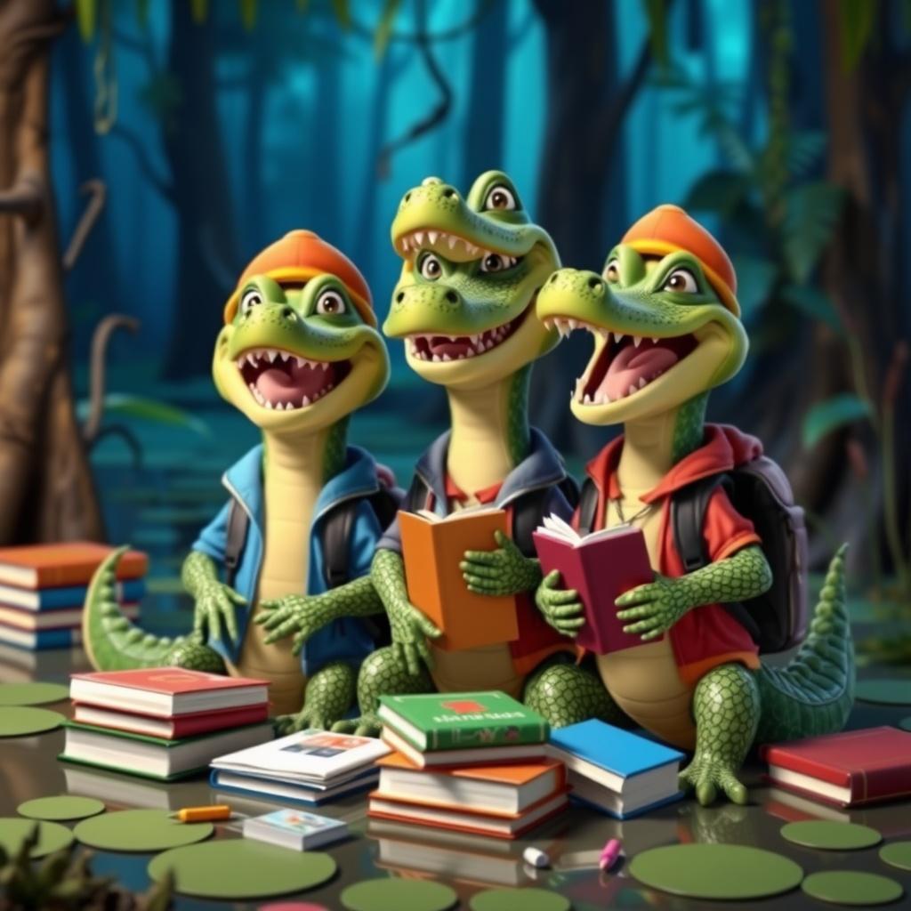 The Alligator Brothers' School Adventure