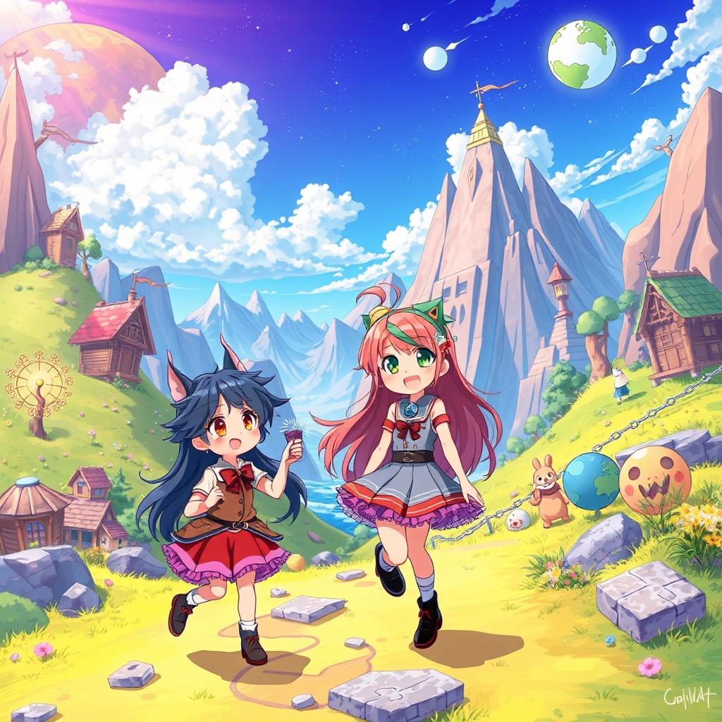 The Adventures of Hu Tao and Furina Across Teyvat