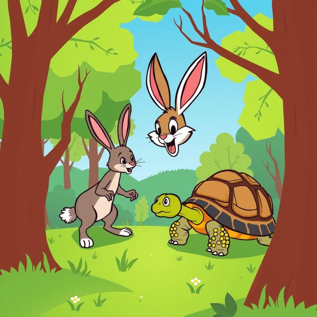 The Race of the Hare and the Tortoise