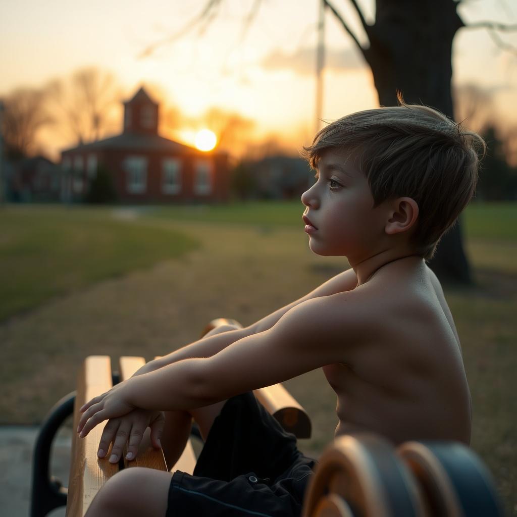The Lonely Shirtless Kid