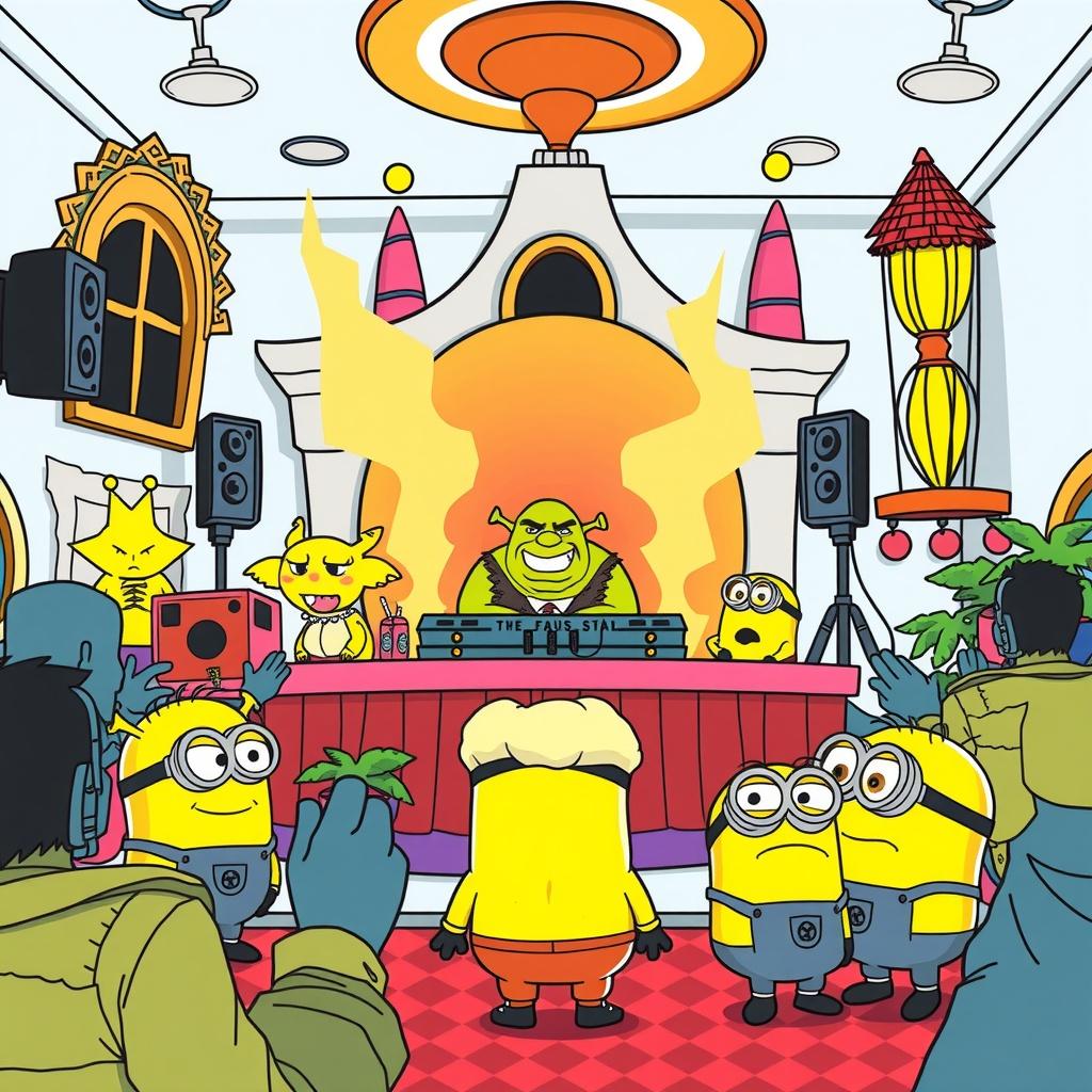 The Chaos at Gru's Mansion