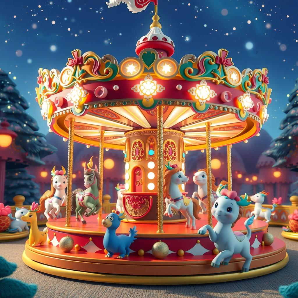 Ella and the Enchanted Carousel of Dreams