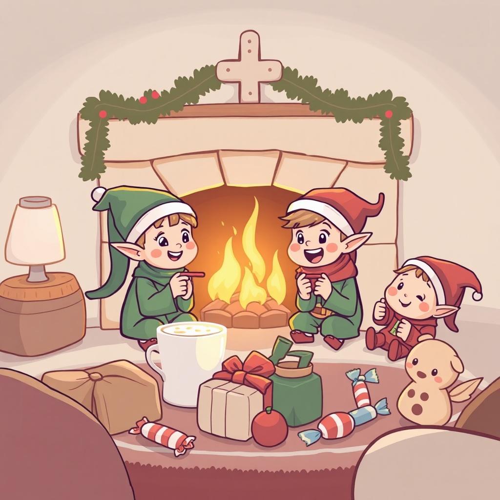 The Elves' Post-Christmas Cleanup