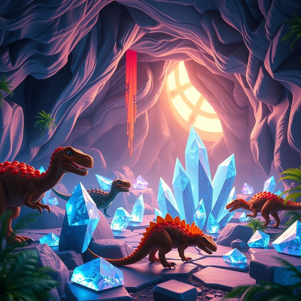 Dinosaurs and the Magical Crystal Cave