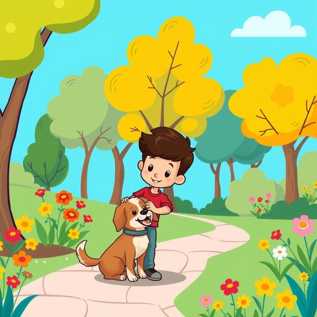 The Boy and His Loyal Companion