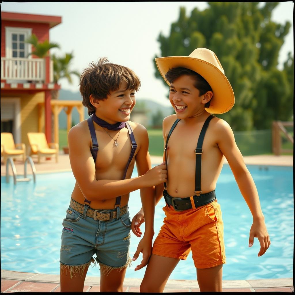 Poolside Singlet Adventure