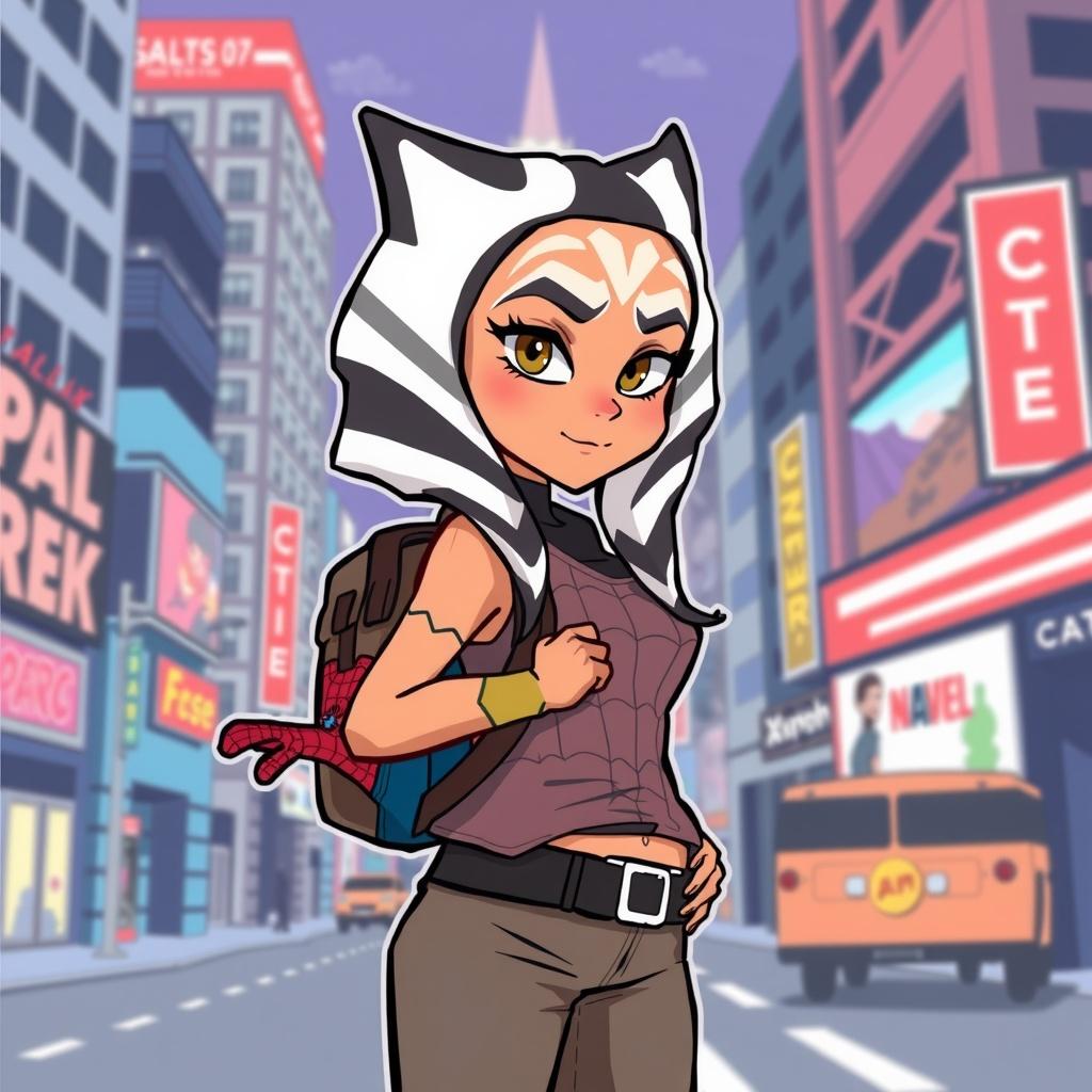 Ahsoka Tano and Spider-Man's Adventure