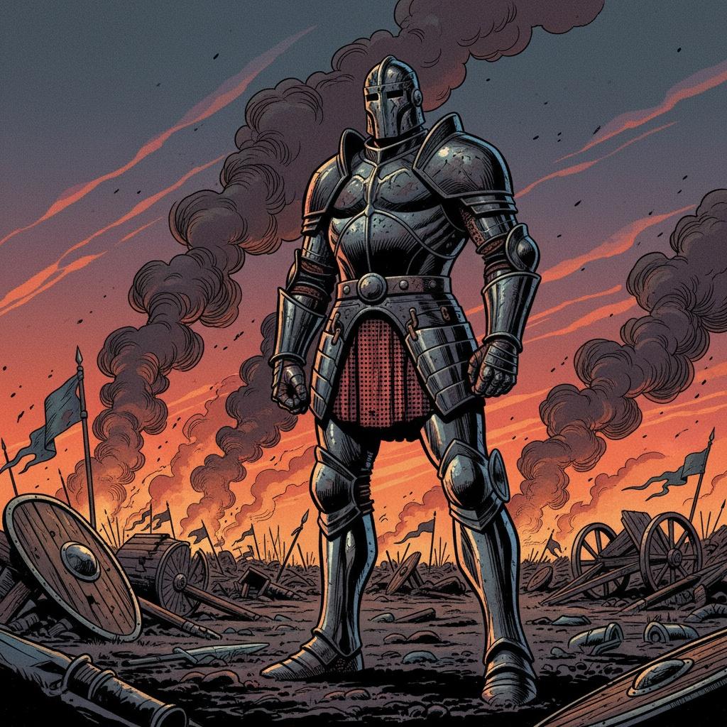 The Glaring Iron Knight