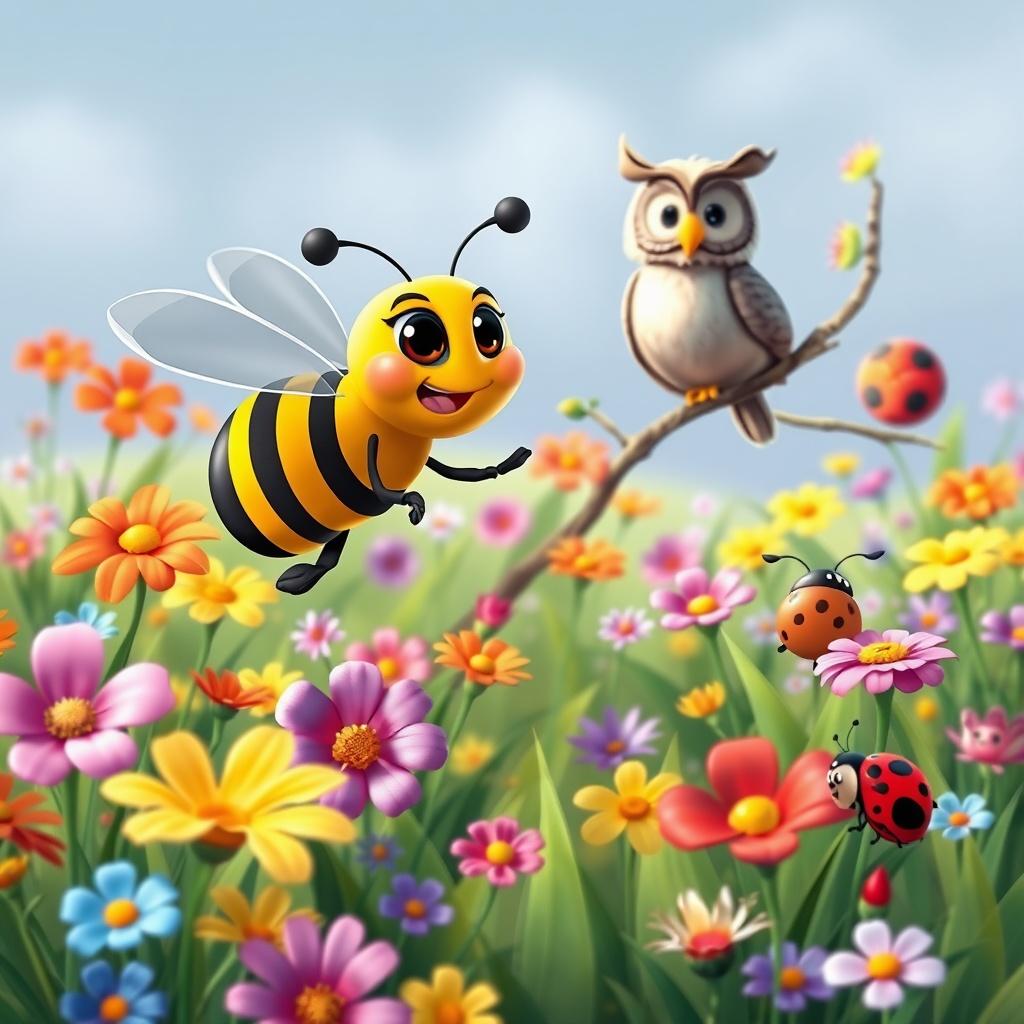 The Adventure of Little Buzzy Bee Adam