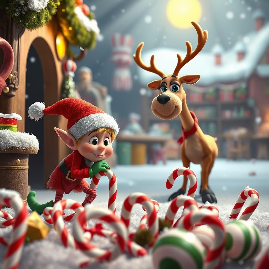 The Mischievous Elf's Christmas Caper