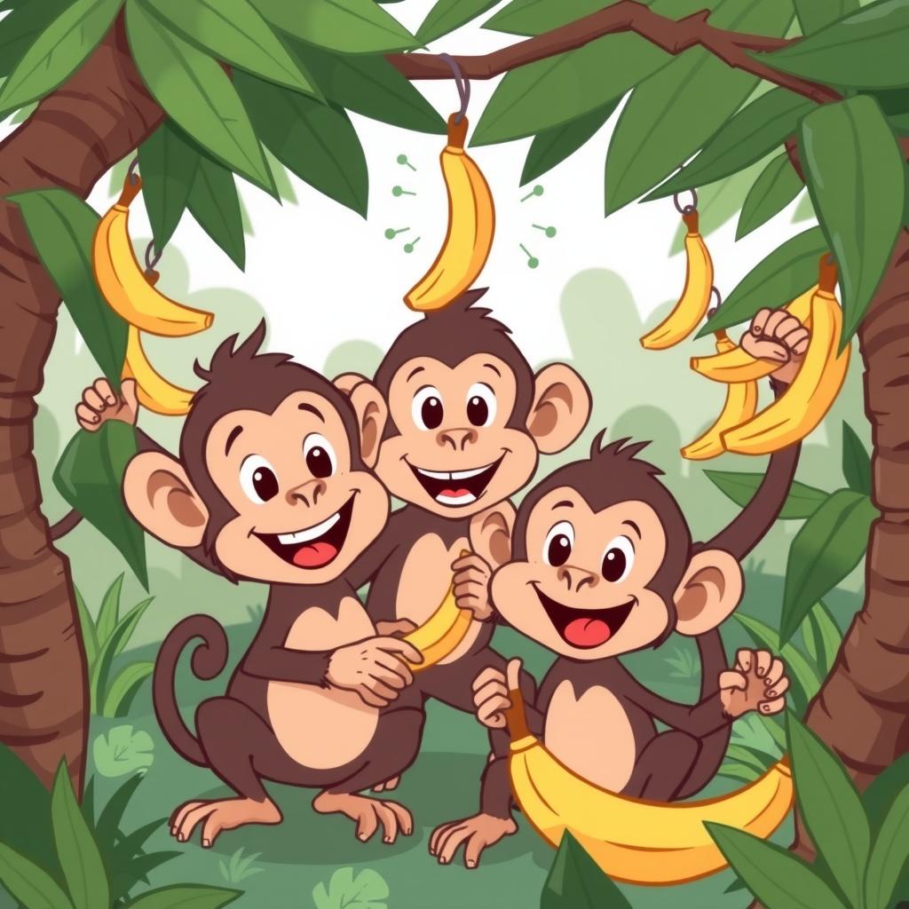 The Mischievous Monkey Brothers