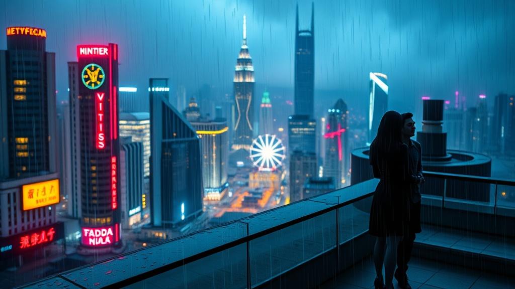 Timeless Love in the Neon Metropolis