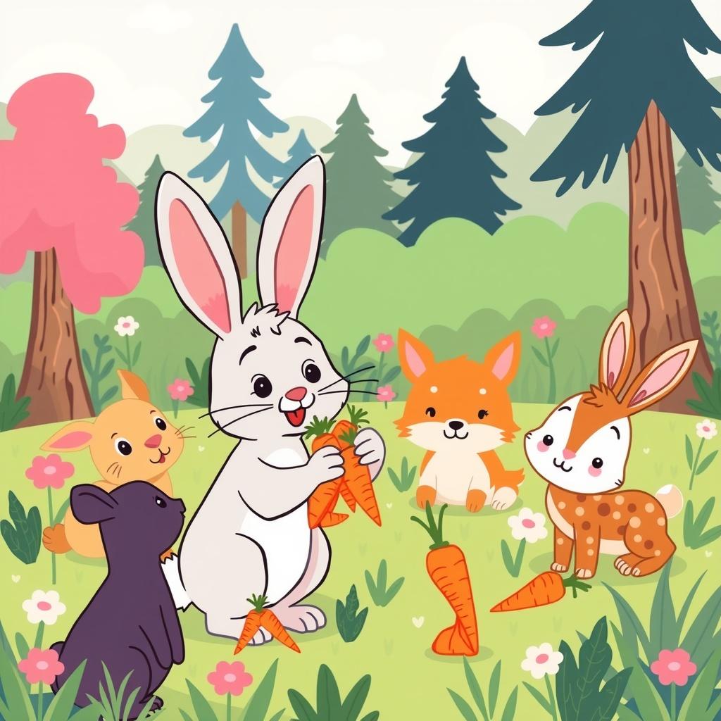 The Little Bunny Who Shared