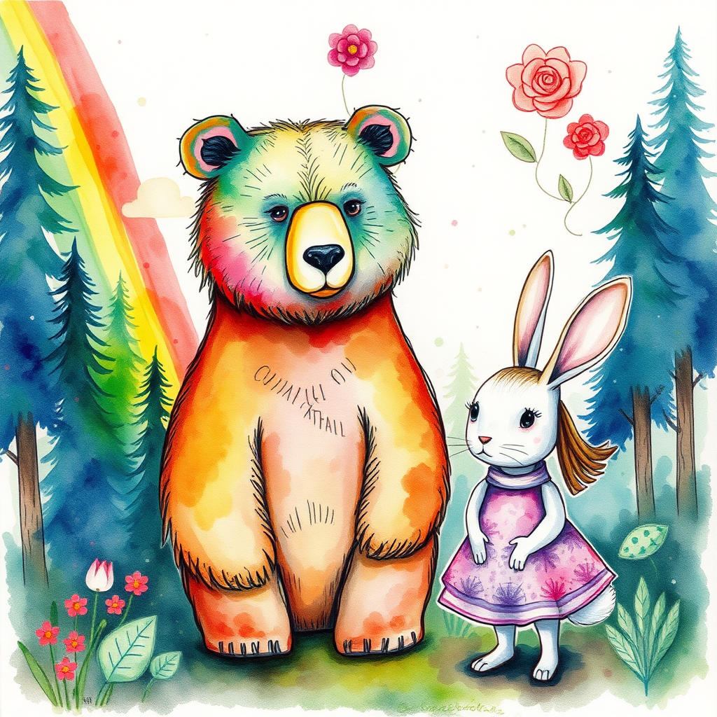 Bare Bear's Colorful Quest