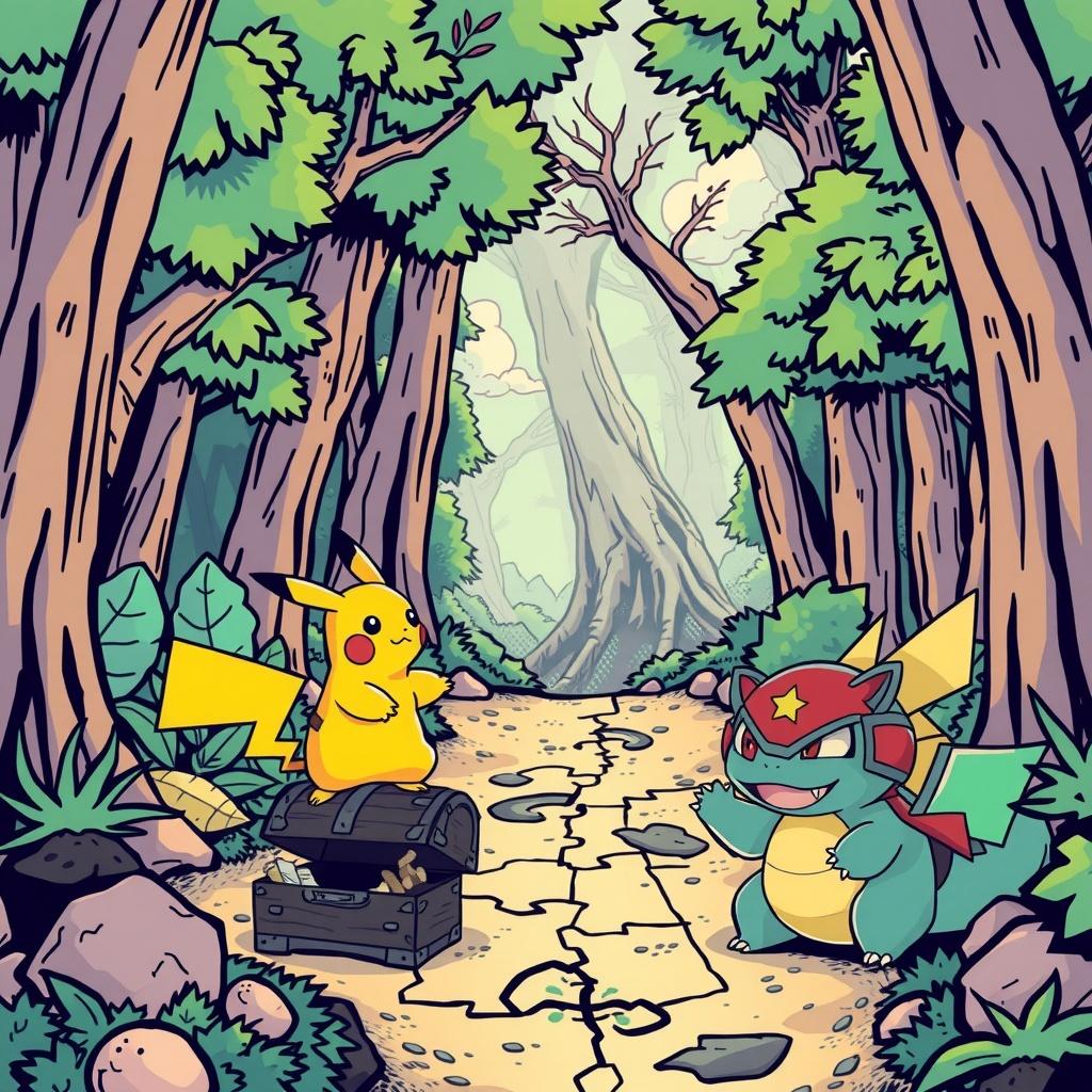 Pikachu's Treasure Hunt
