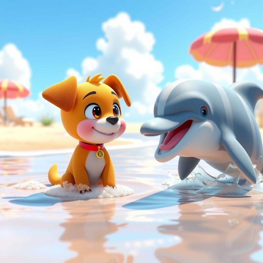 The Adventure of the Lost Puppy and the Dolphin