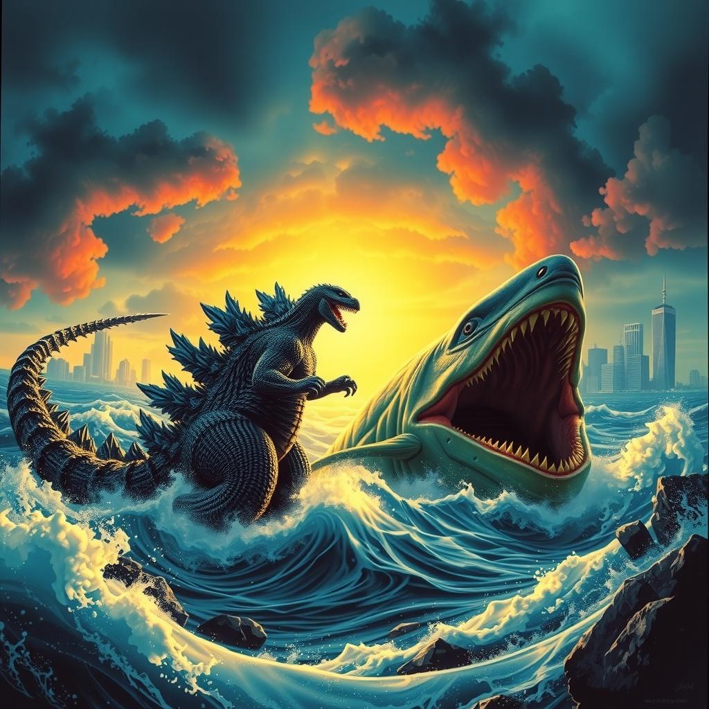 Godzilla Vs Megalodon