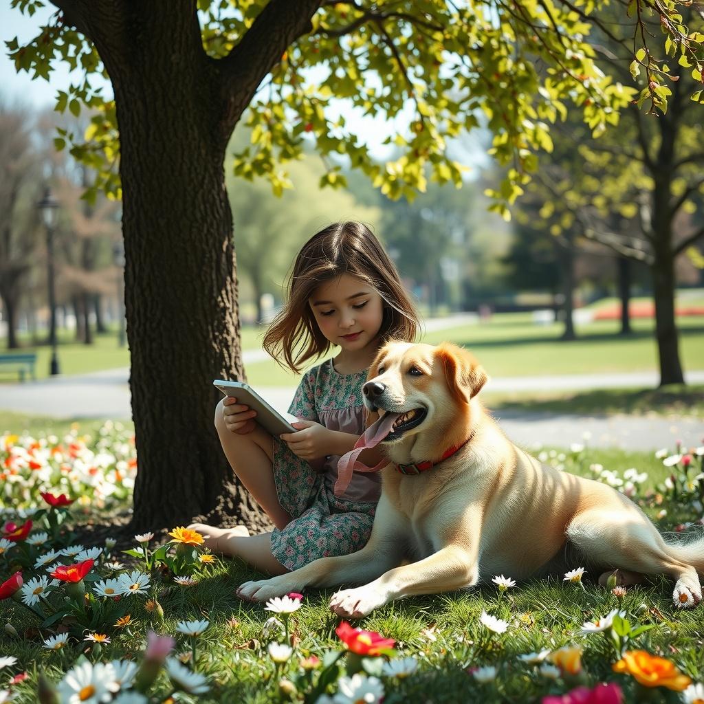 The Girl and Her Dog