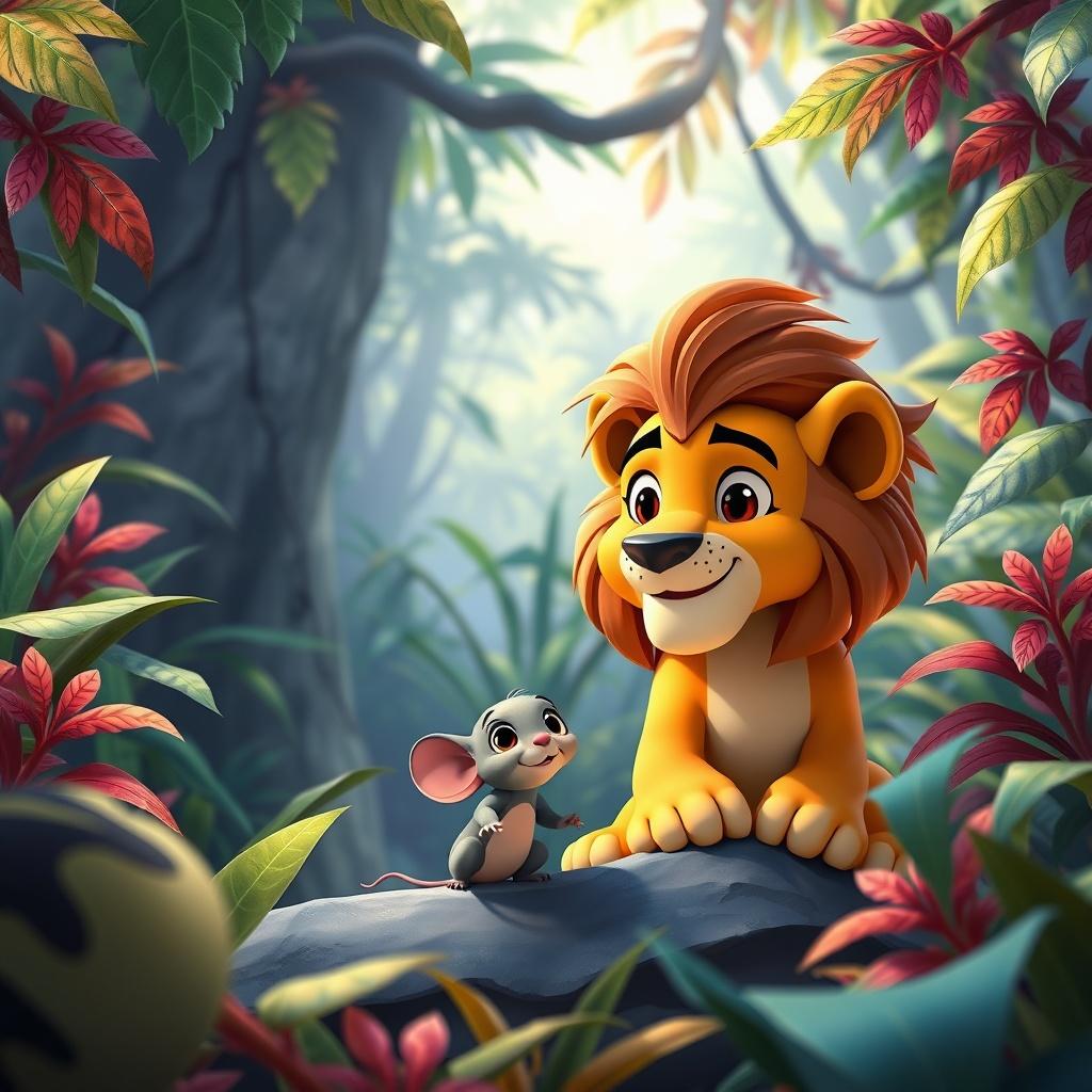 The Lion and the Mouse: A Jungle Tale