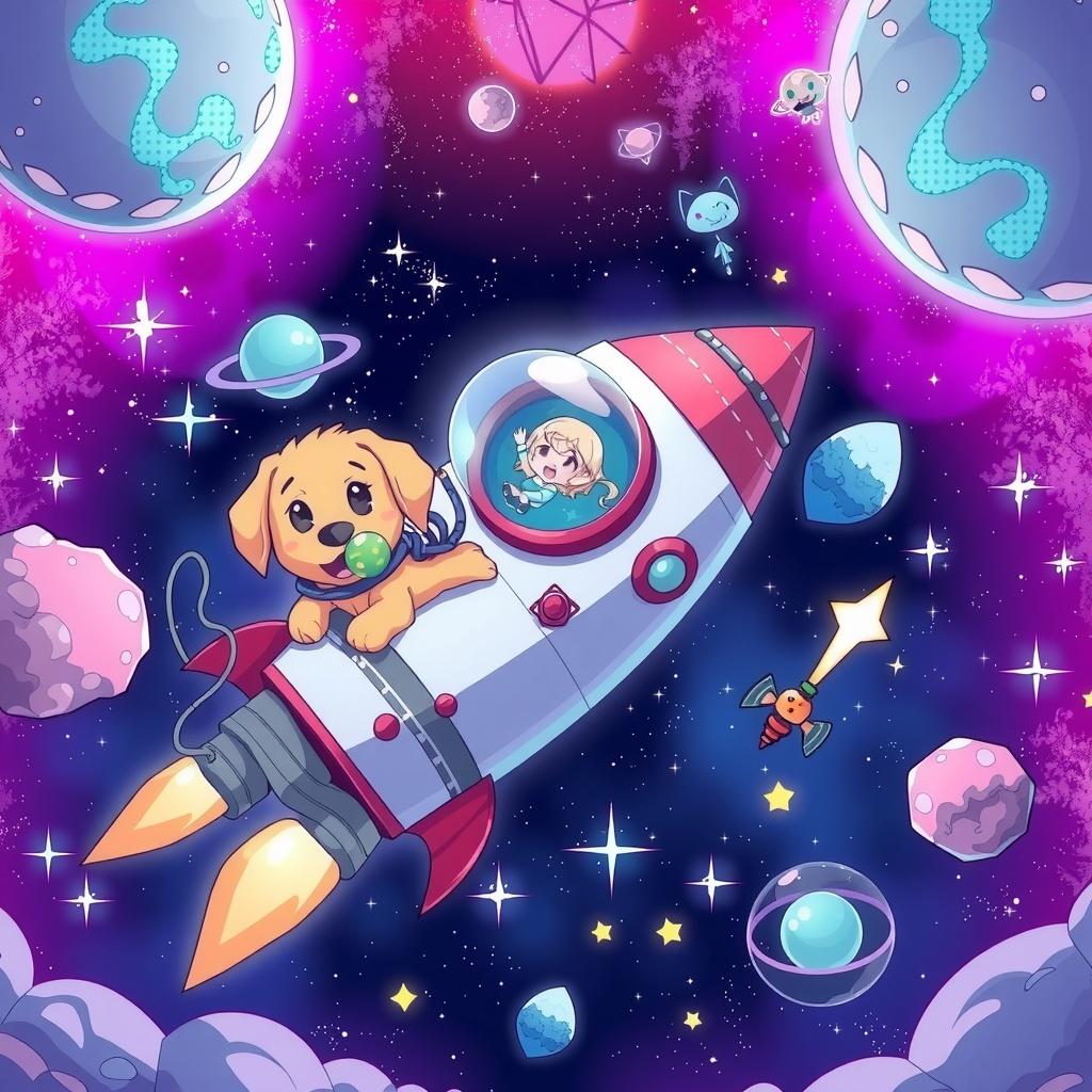 Cosmic Adventures with Luna and Max