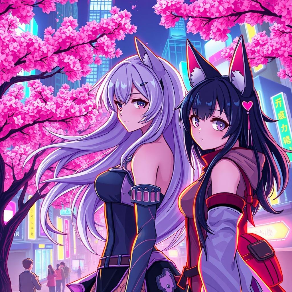 Whispers Under the Cherry Blossoms