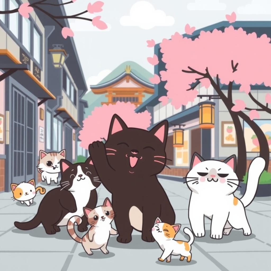 The Adventures of the Cat Family in Japan