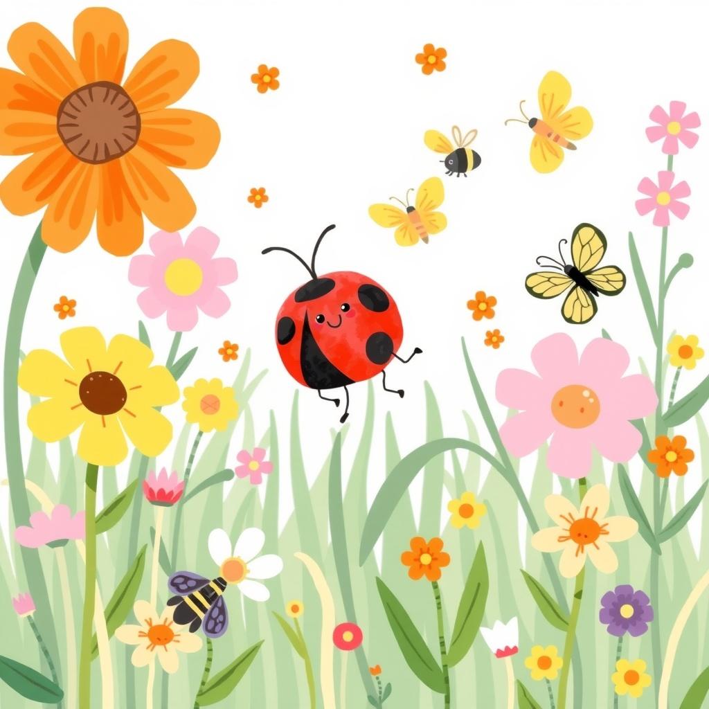 The Lonely Ladybug's New Friends