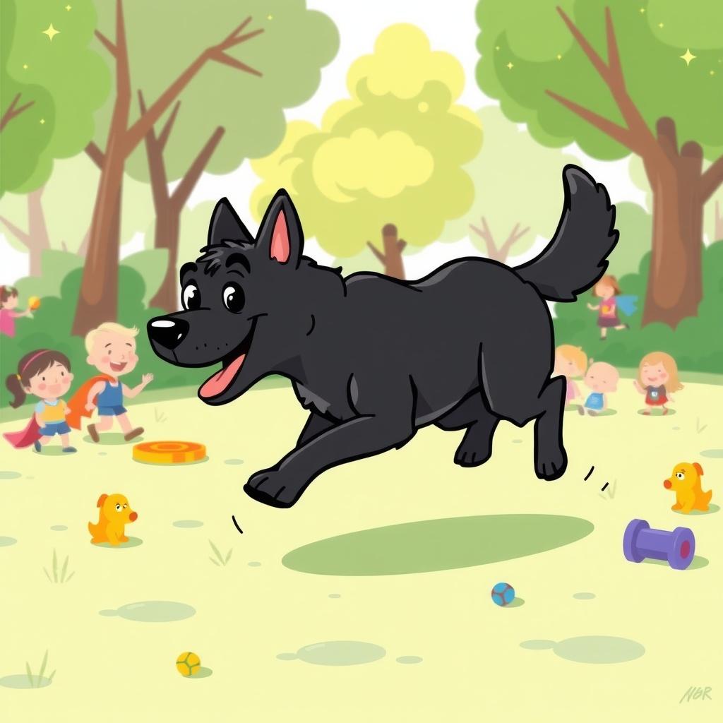 Bella, the Amazing Black Dog
