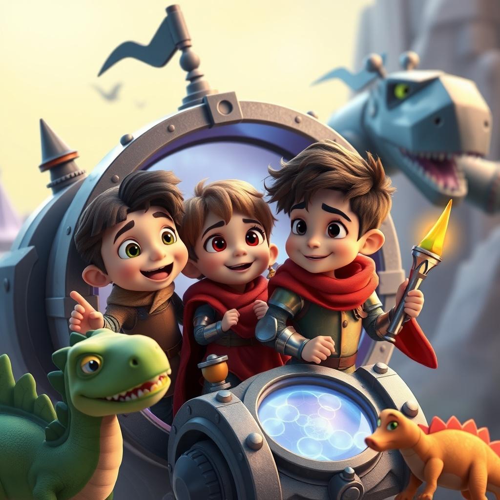 The Time-Traveling Adventures of Lily and Max