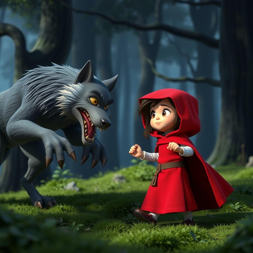 The Courage of Red Riding Hood