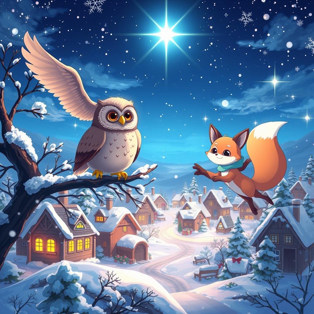 The Christmas Star's Special Journey