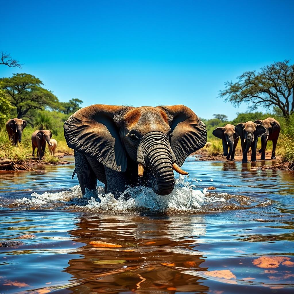 The Little Elephant Who Couldn't Splash