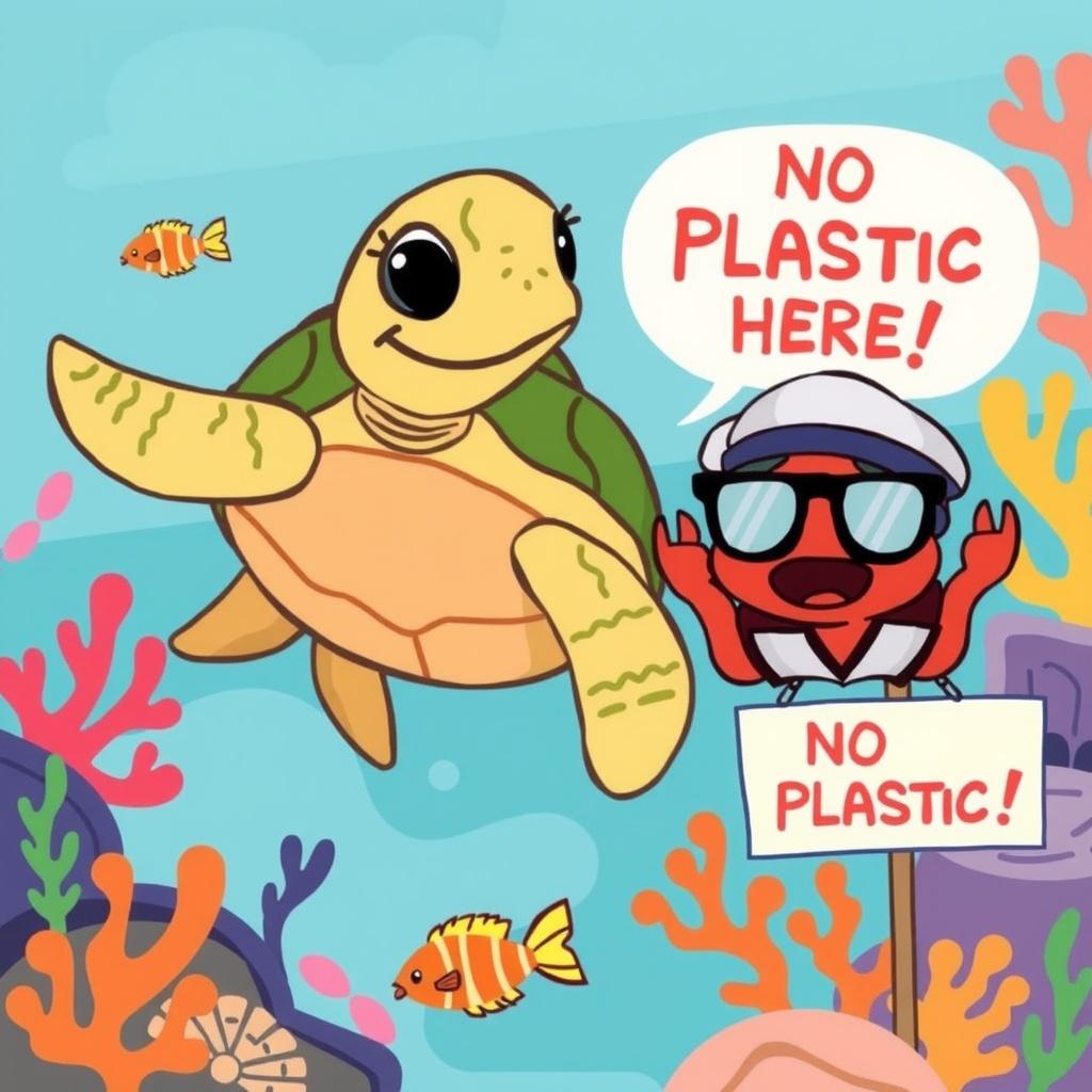 Tilly Turtle Saves the Ocean