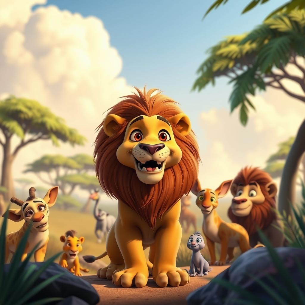 The Lion Who Wanted to Be a Mime