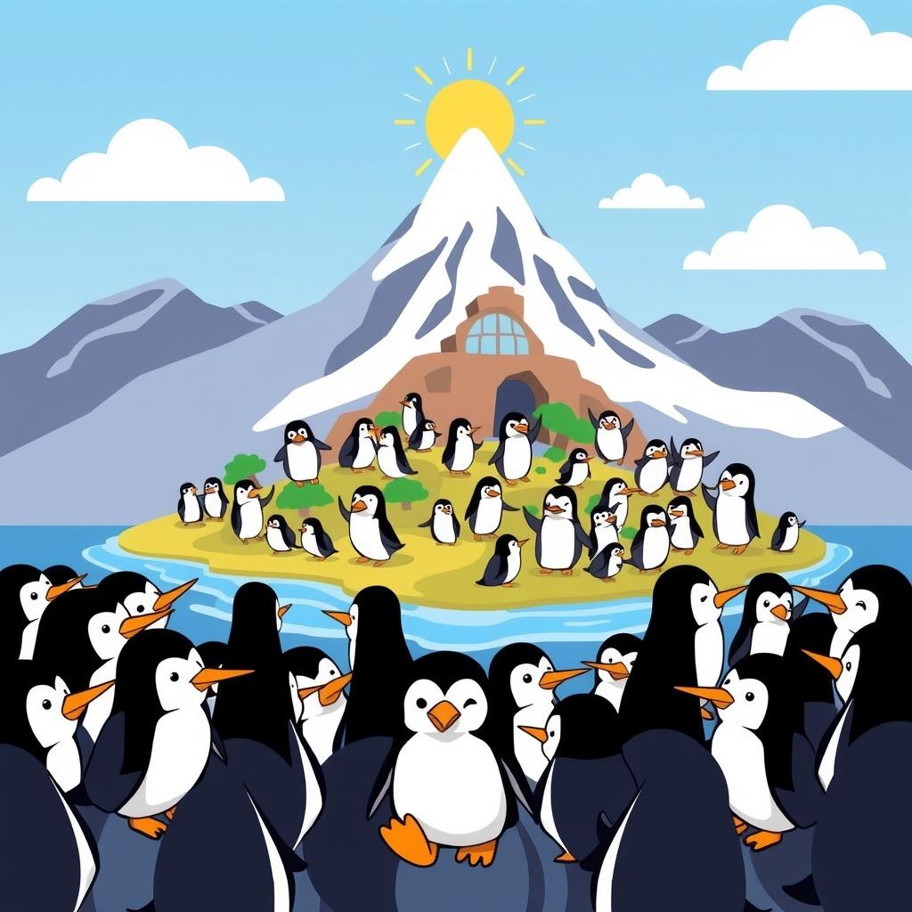The Island of Penguins