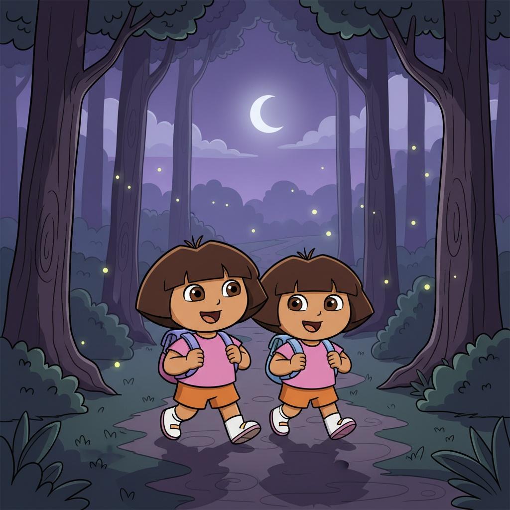 Dora and Boots and the Mysterious Ghost