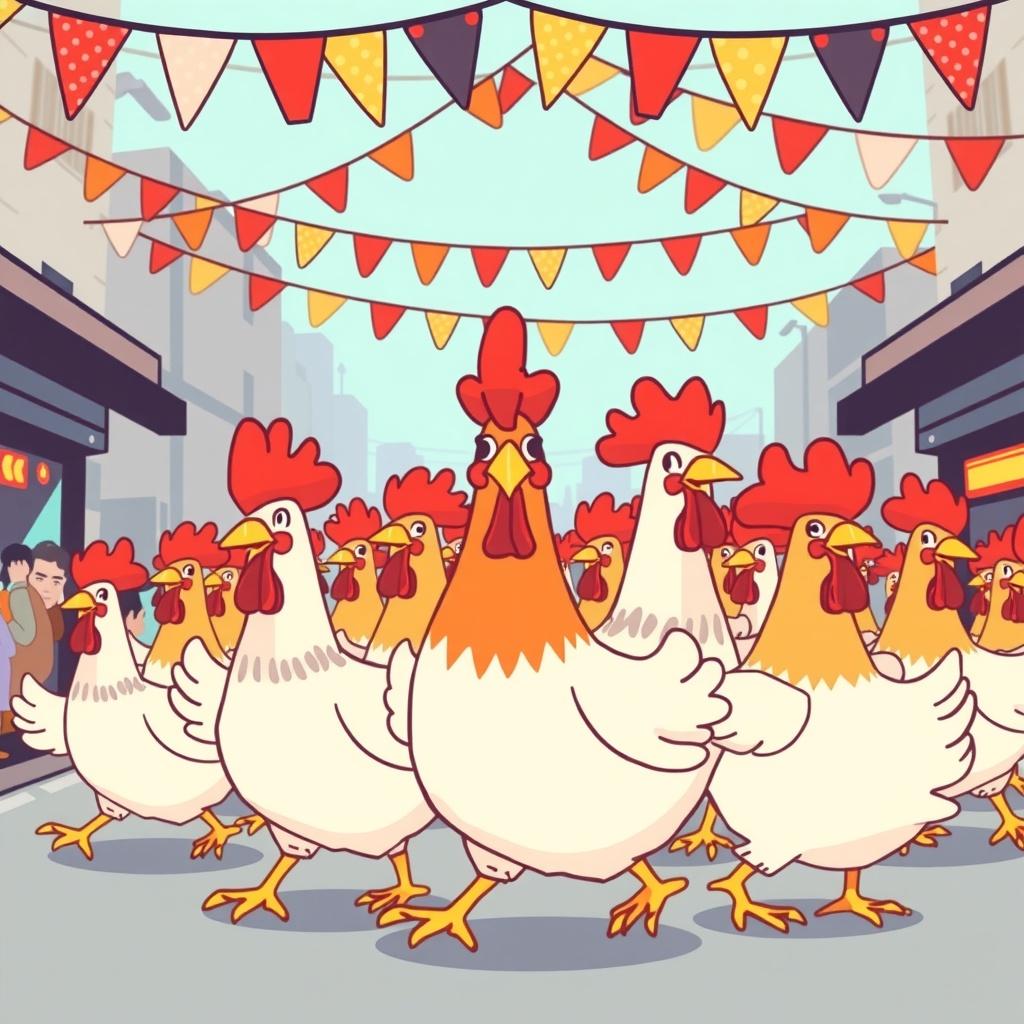 Chicken Make Camaraderie: The Great Feathered Parade